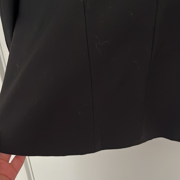 Black Ann Taylor Wool Blend Blazer size 8 - Picture 7 of 8